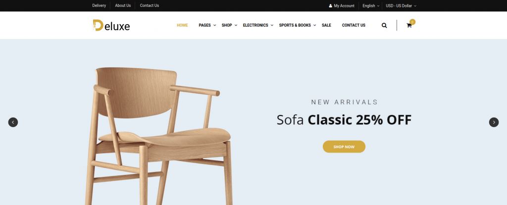 Top Minimal Furniture Magento 2 Templates
