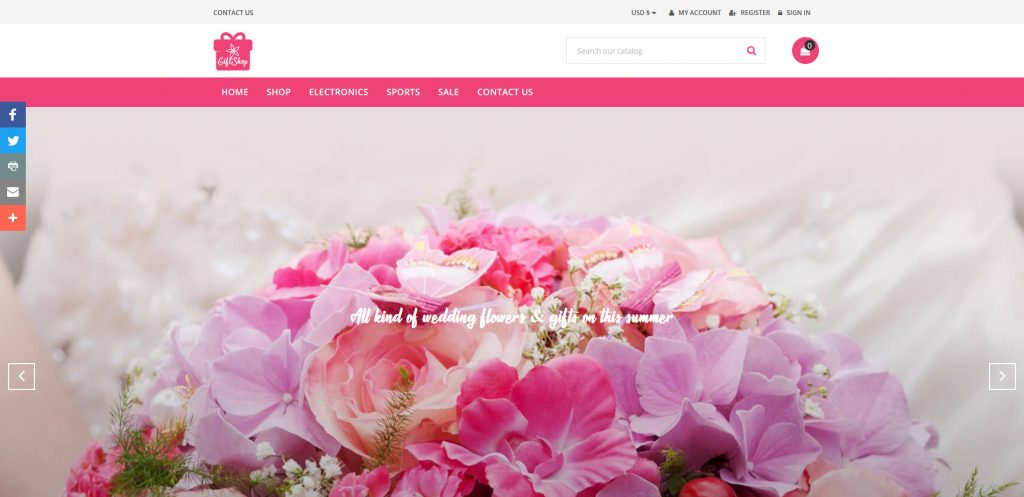 Gifts & Flowers – Premium PrestaShop Themes & Templates