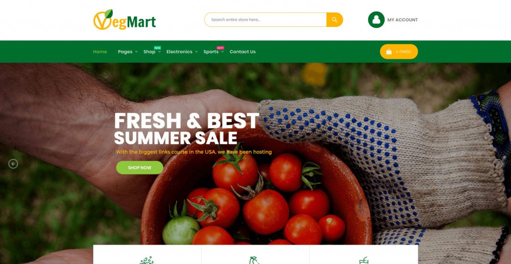 Top Food & Beverages Magento 2 Templates