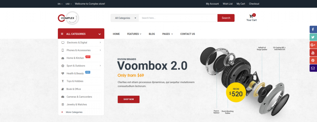 Customizable Responsive Magento 2 Themes