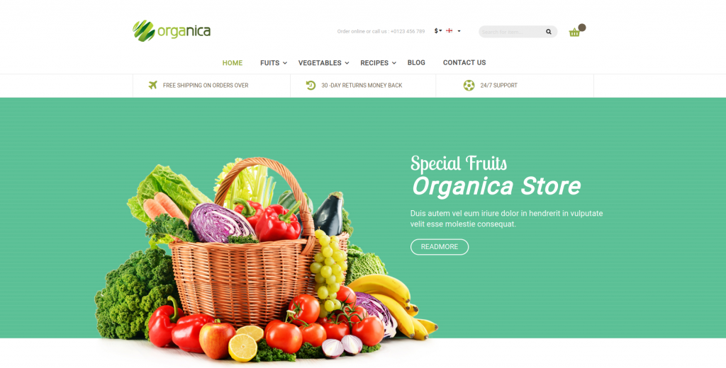 Top Food & Beverages Magento 2 Templates