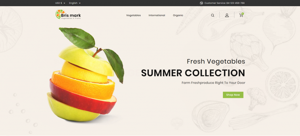 Best Mobile Ready Organic Food PrestaShop Templates