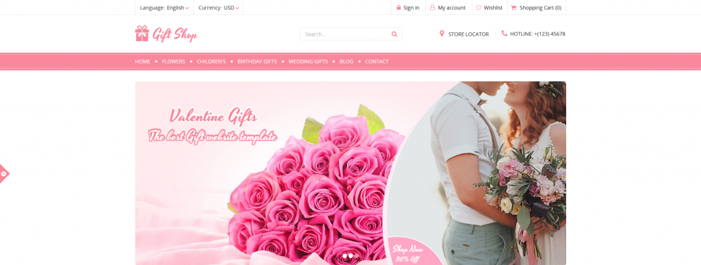 Gifts & Flowers – Premium PrestaShop Themes & Templates
