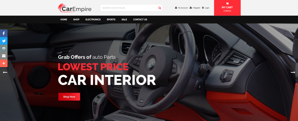 Top Auto Parts Store PrestaShop Templates