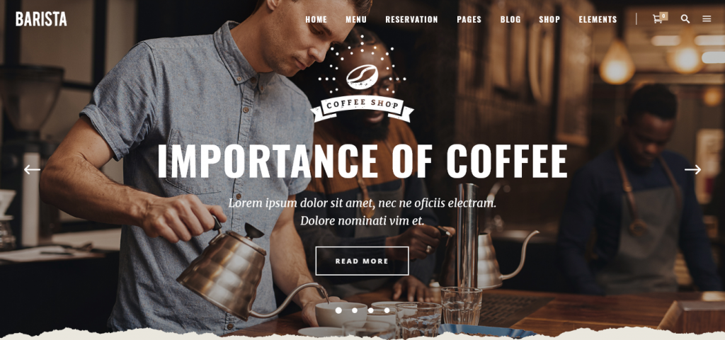Best Coffee Shop WordPress Themes