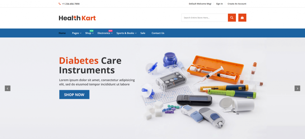 Health Kart - Health & Beauty Magento 2 Theme