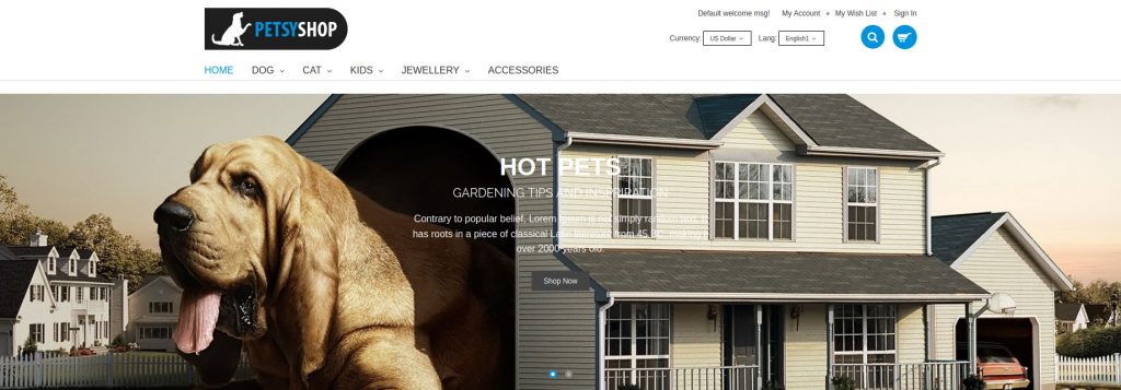 Best Ecommerce Magento 2 Themes For Animals & Pets Store
