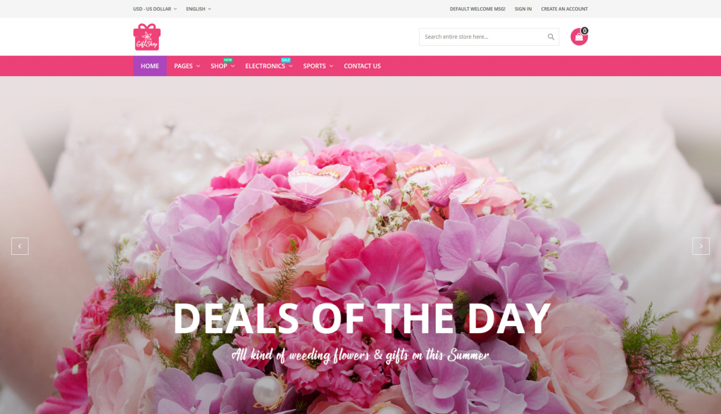 GiftShop - MultiPurpose Responsive Magento 2 Theme