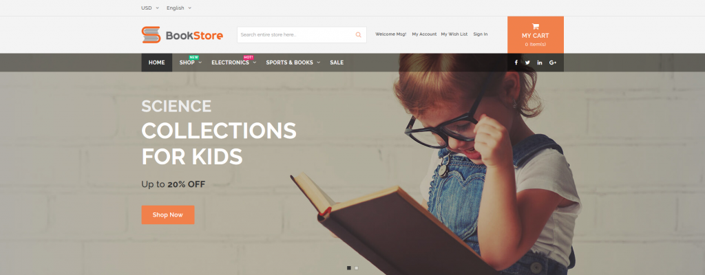 BookStore - Books & Entertainment Magento 2 Theme