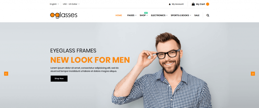 Glasses - Premium Magento 2 Theme