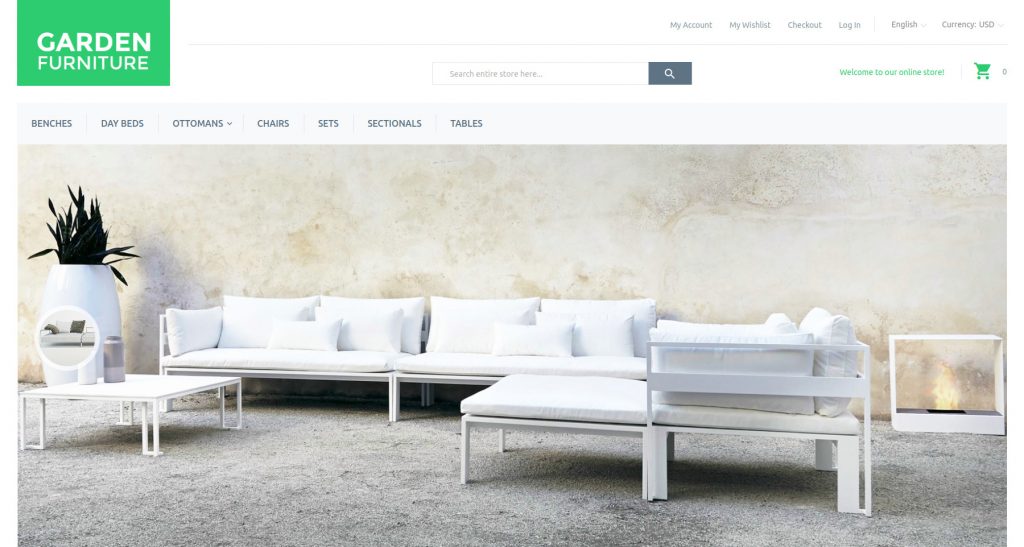 Garden Furniture Magento Theme