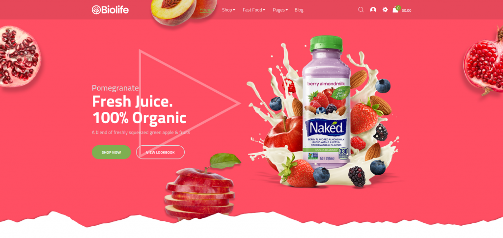 Biolife - Organic Food Magento 2 Theme