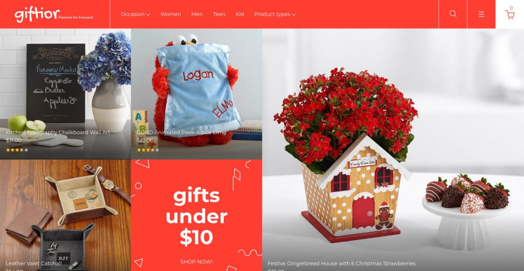 Giftior - Gift & Flowers Magento 2 Theme