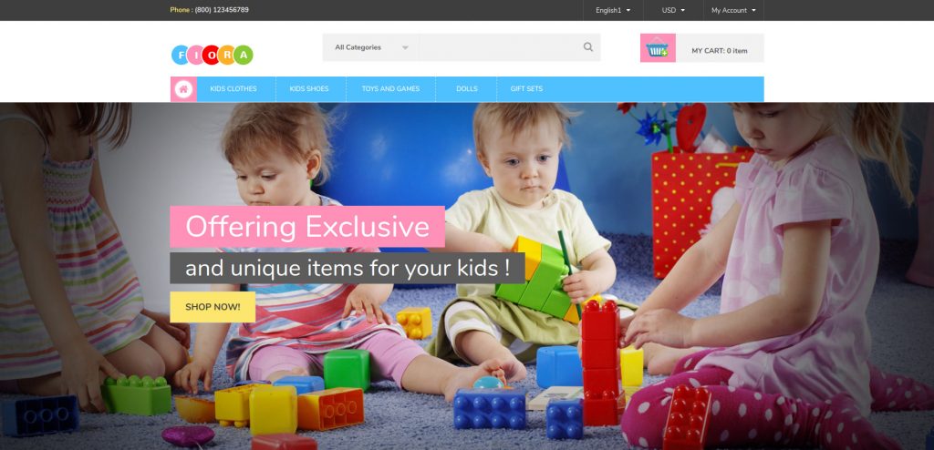 Top Magento 2 Kids and Toys Store Themes