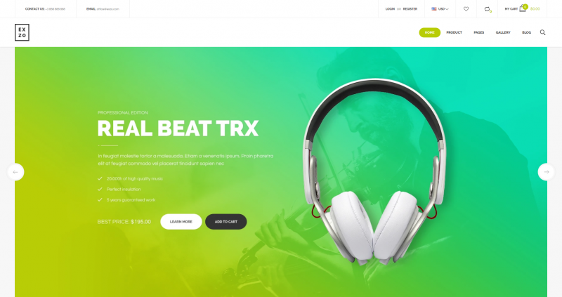 Exzo - Electronics Shopify Theme