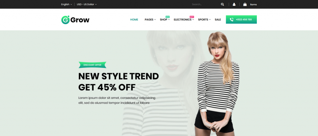 Grow - Premium Magento 2 Theme