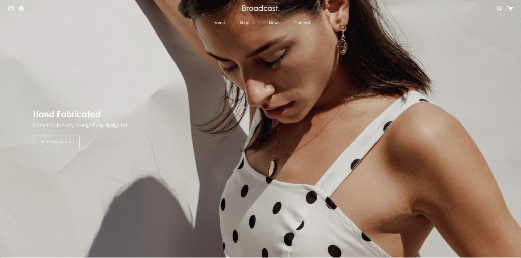 Broadcast - Jewelry Shopify Theme