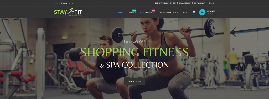 StayFit - Sports & Fitness Magento 2 Theme