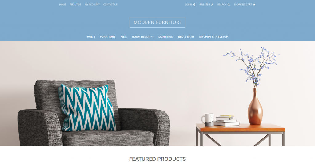 Modern Furniture 3dcart Theme