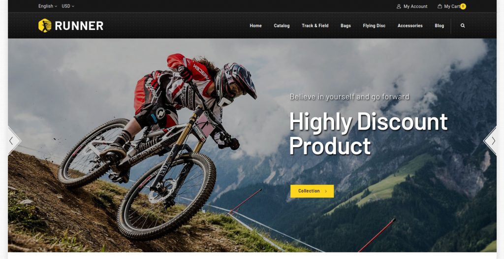 Runner - Responsive Magento 2 Theme