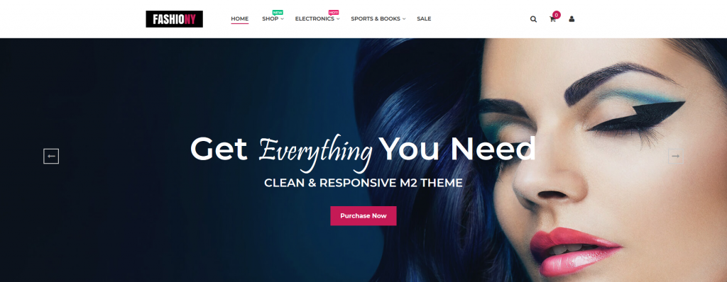 Fashiony - Health & Beauty Magento 2 Theme
