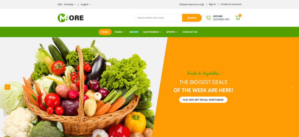 More - Grocery Store Magento 2 Theme