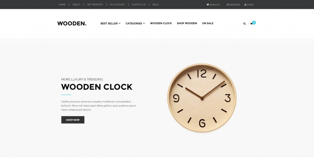 Wooden 3dcart Theme