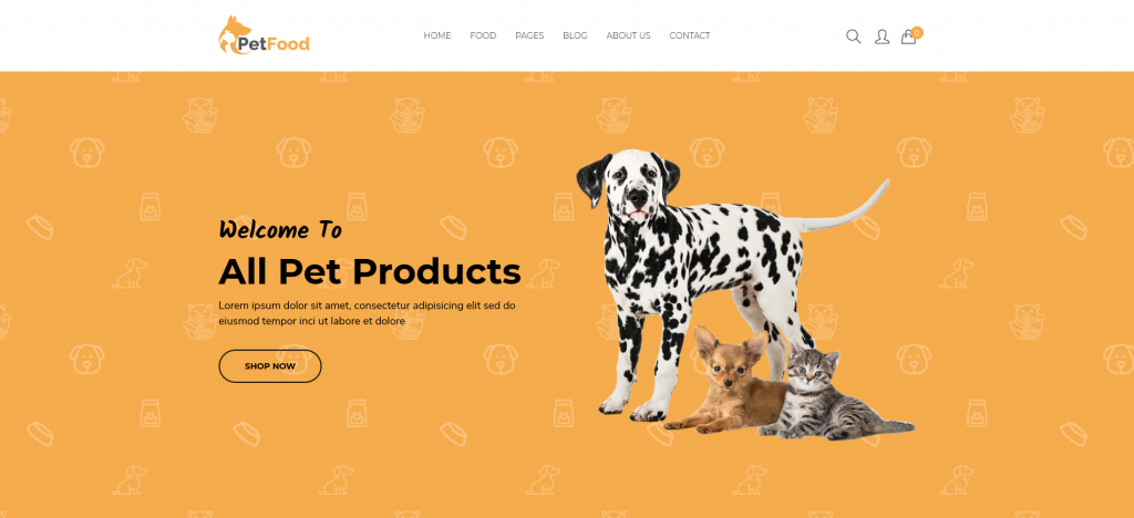 PetFood - Pet Care, Pet Sitter Shopify Theme