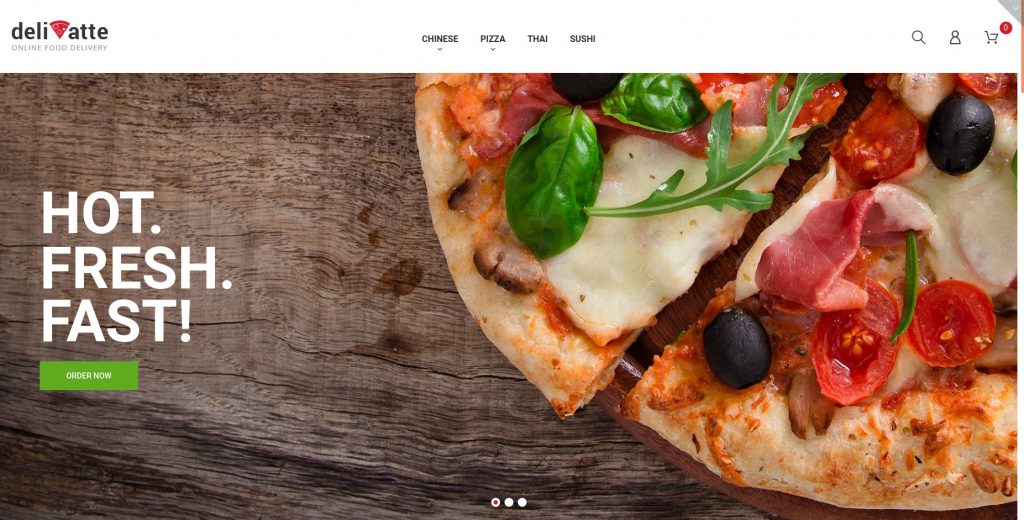 Deliatte - Food Delivery & Takeaway Magento 2 Theme