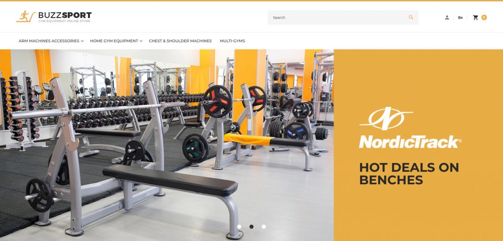 BuzzSport - Gym Equipment Magento Theme