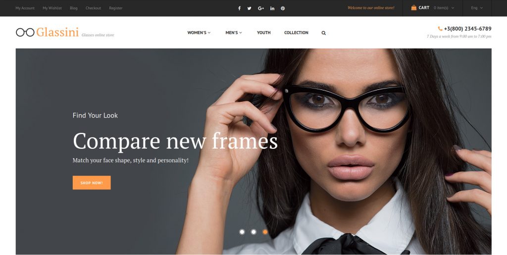 Glassini Magento Theme