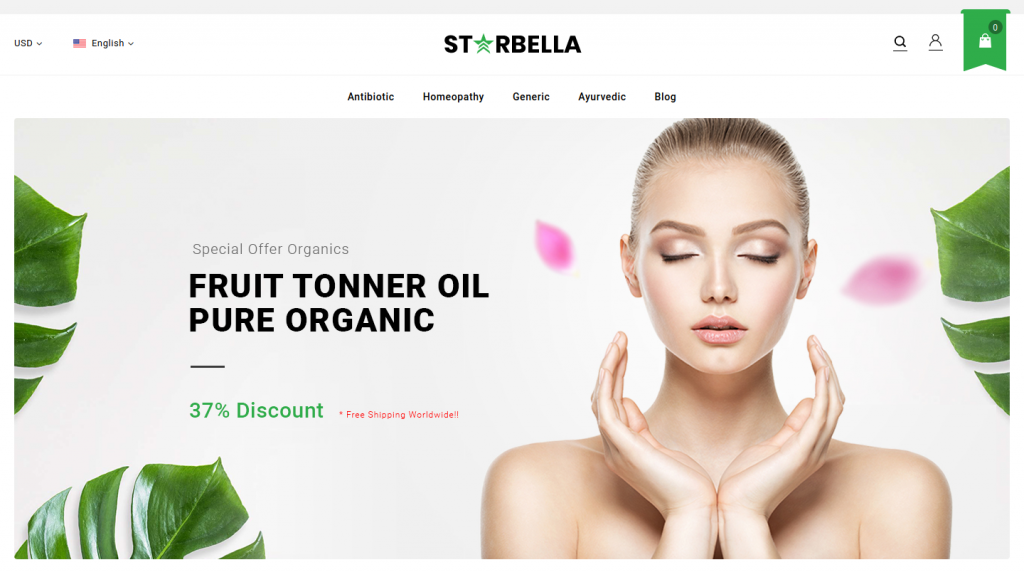 StarBella - Responsive Magento 2 Theme