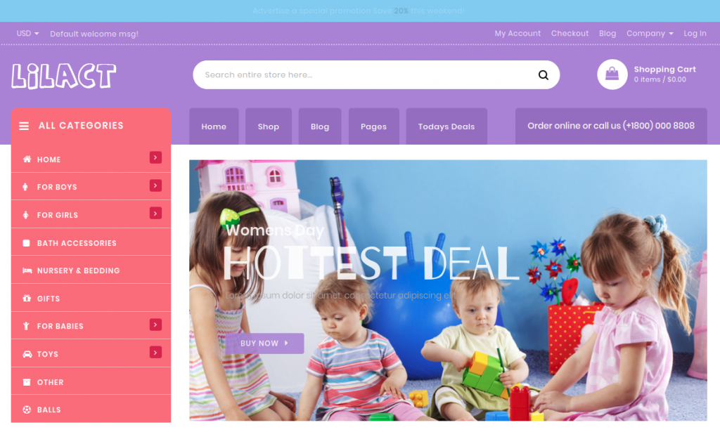 Top Magento 2 Kids and Toys Store Themes