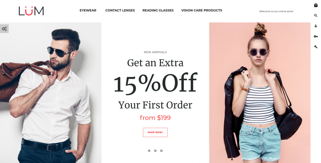 Lum - Optometry Store Template Magento Theme