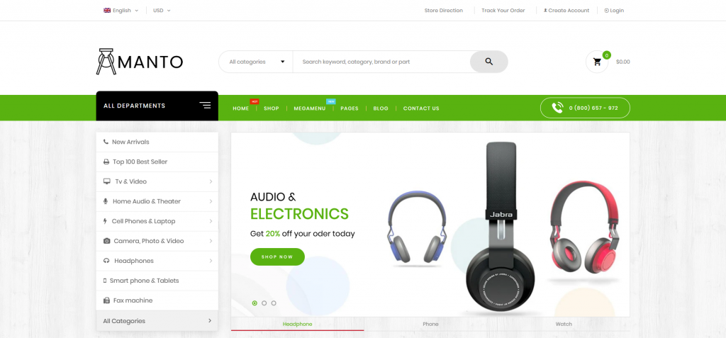 Amanto - Multi-Purpose Shopify Theme for Electronics Store