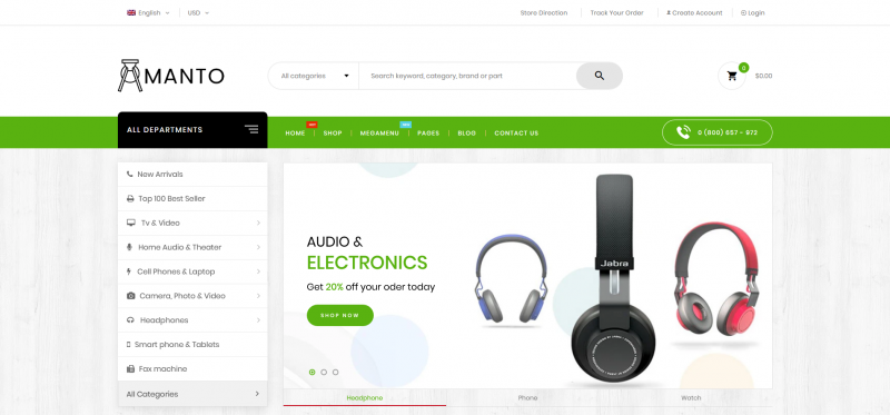 Amanto - Multi-Purpose Shopify Theme for Electronics Store