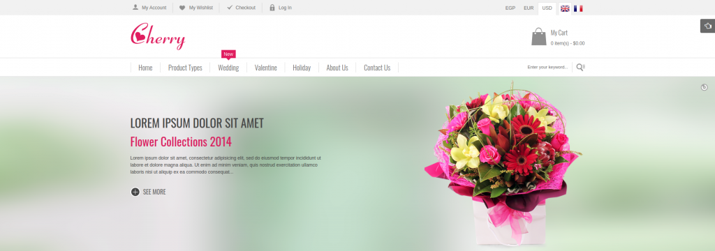 SM Cherry - Responsive Magento Theme