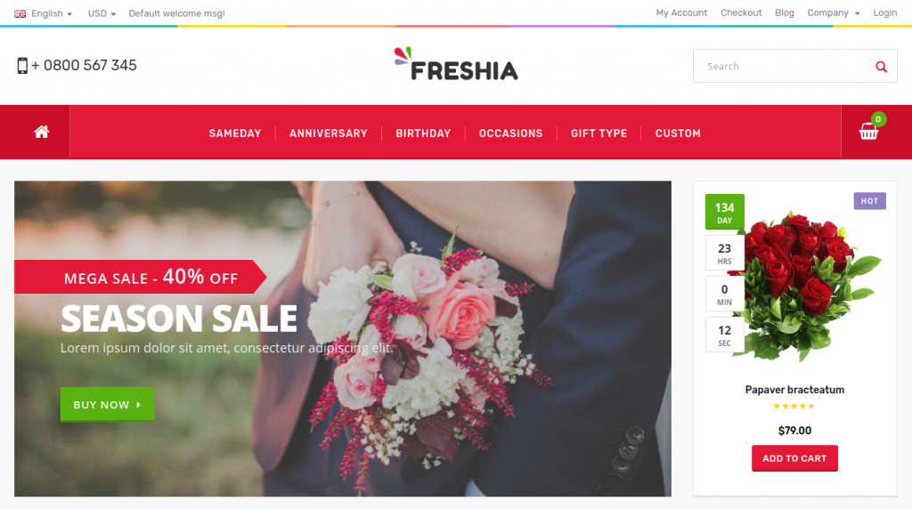 Freshia - Responsive Magento Ecommerce Theme