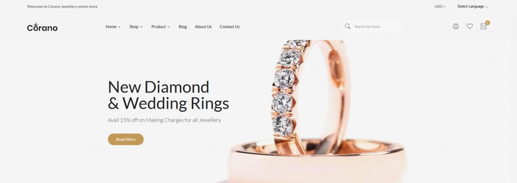 Corano – Jewellery Shopify Theme