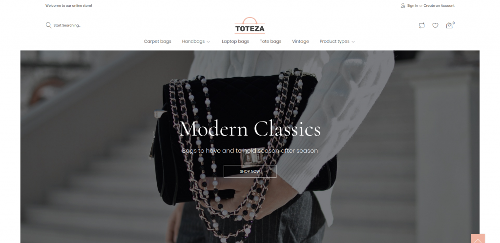 Toteza - Bags Store Template Magento Theme