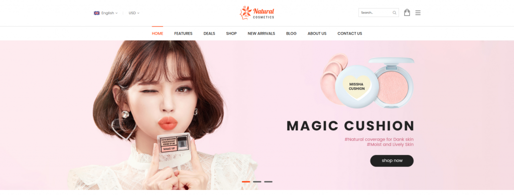 SM Natural - Responsive Cosmetics Magento Theme