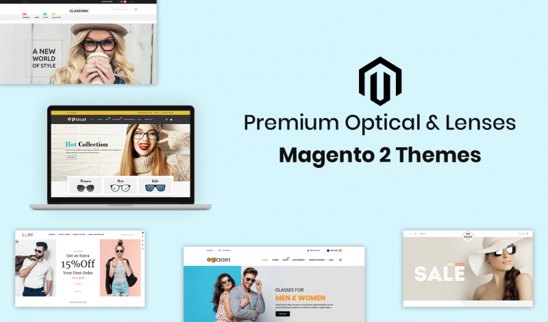 Optical & Lenses Magento 2 Themes