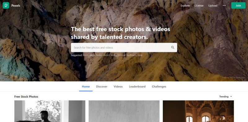 Pexels Free Stock Photos Site
