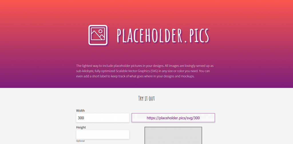 Placeholder.pics - Placeholder Images Website