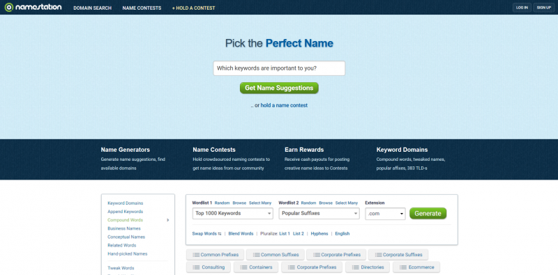 Name Station - Domain Name Generator