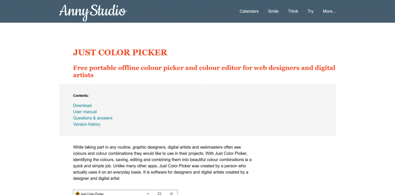 Just Color Picker - Color Picker Tool