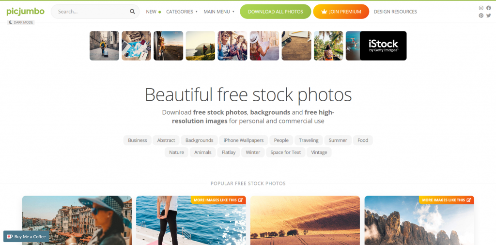 Picjumbo Free Stock Photos Site