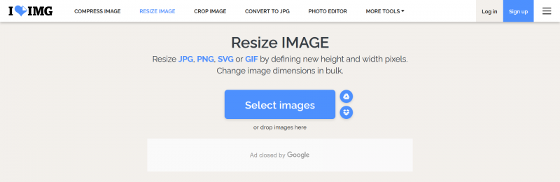 I Love IMG - Free Online Image Resizer