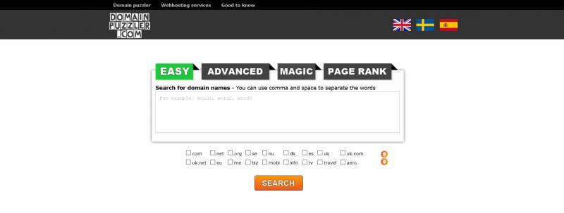 Domain Puzzler - Domain Name Generator