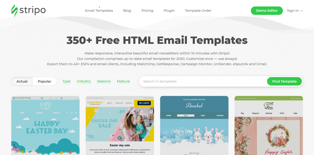 Stripo Email Marketing Templates